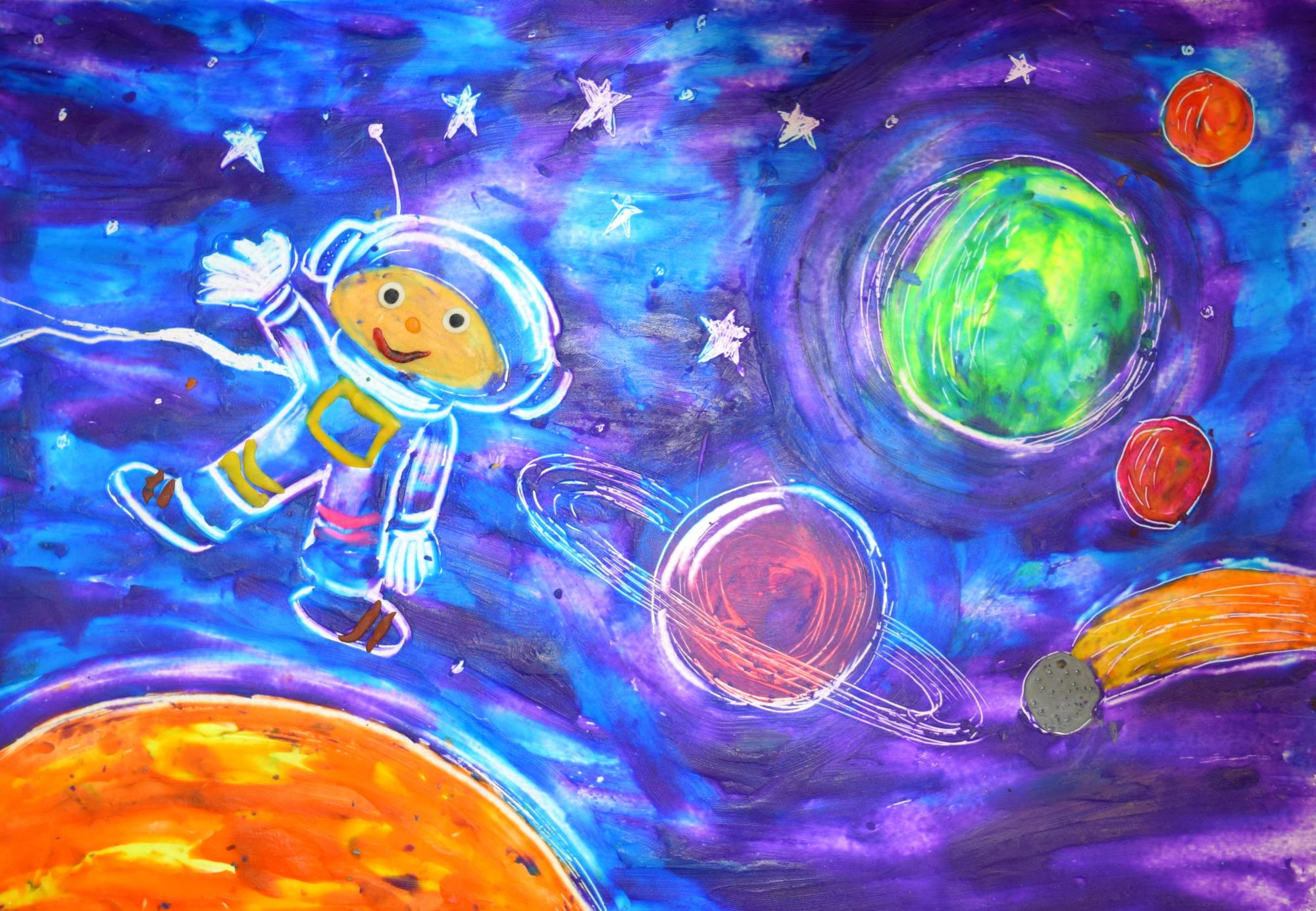 Картинки ко Дню космонавтики для детского сада